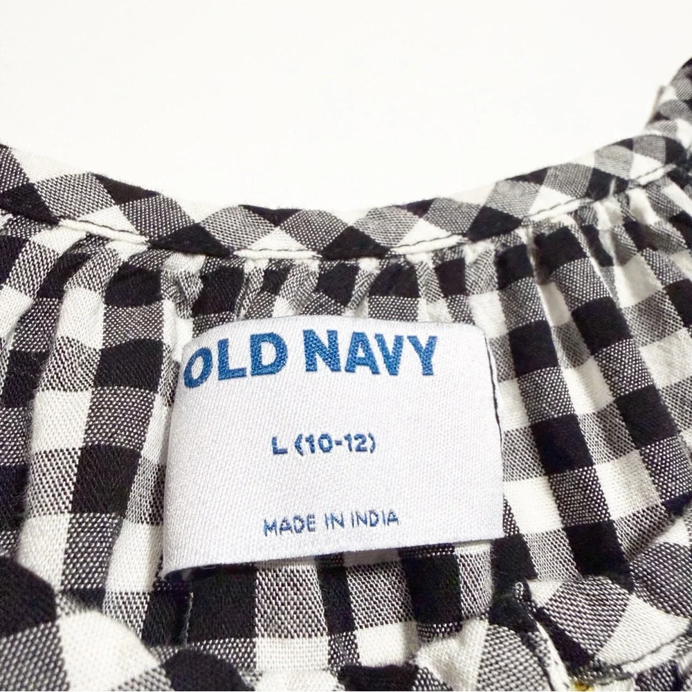 Old Navy gingham plaid